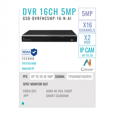 GSD-DVRFNC5MP-16-N-AI