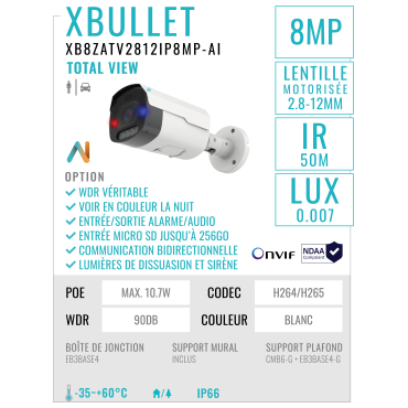 XB8ZTV2812IP8MP-AI